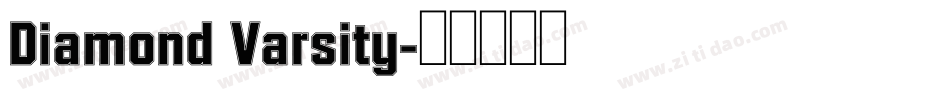 Diamond Varsity字体转换